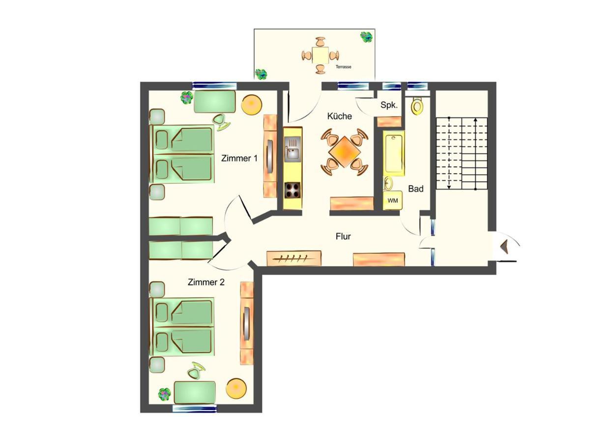 Haus Sonnenschein Ferienwohnung Ole Heringsdorf  Eksteriør bilde